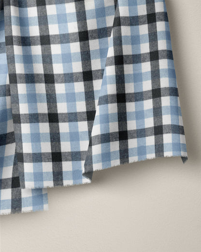 Sky Standard Gingham Cotton