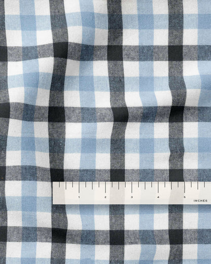 Sky Standard Gingham Cotton