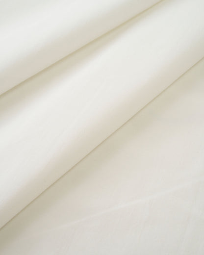 Soft White Midweight Poplin