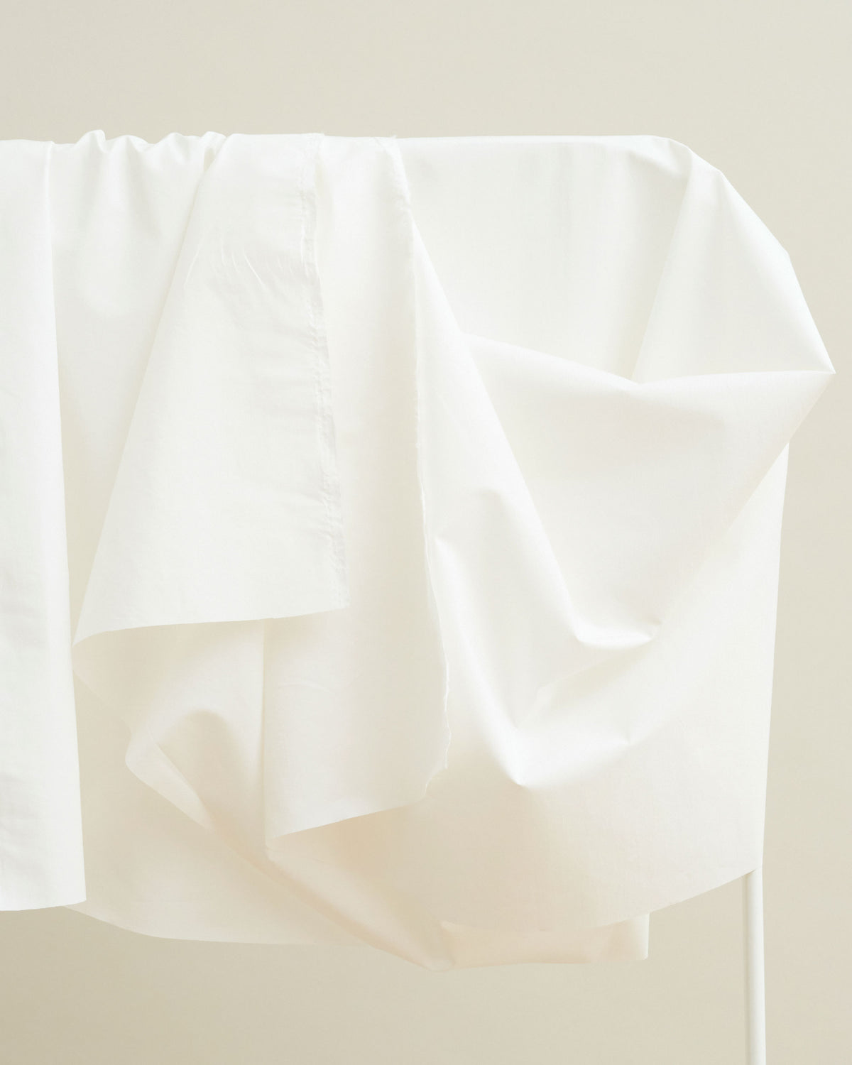 Soft White Midweight Poplin