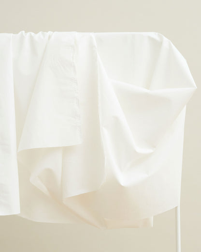 Soft White Midweight Poplin