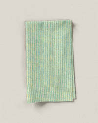 Sparkling Mint Pencil Stripe Linen