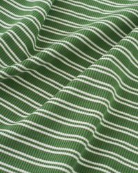 Sport Green Double Stripe Rib Knit