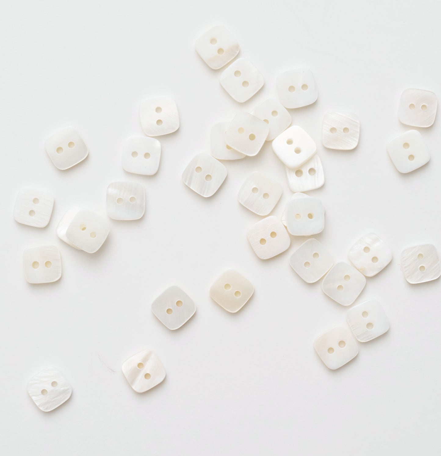 Square Shaped Shell Buttons