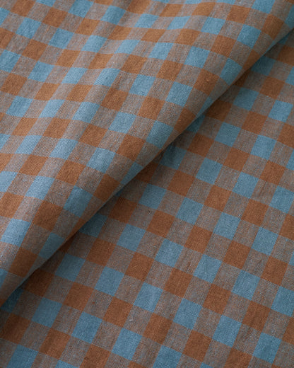 Stargaze Medium Gingham Washed Linen