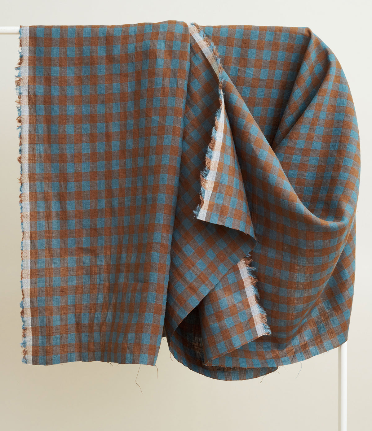 Stargaze Medium Gingham Washed Linen