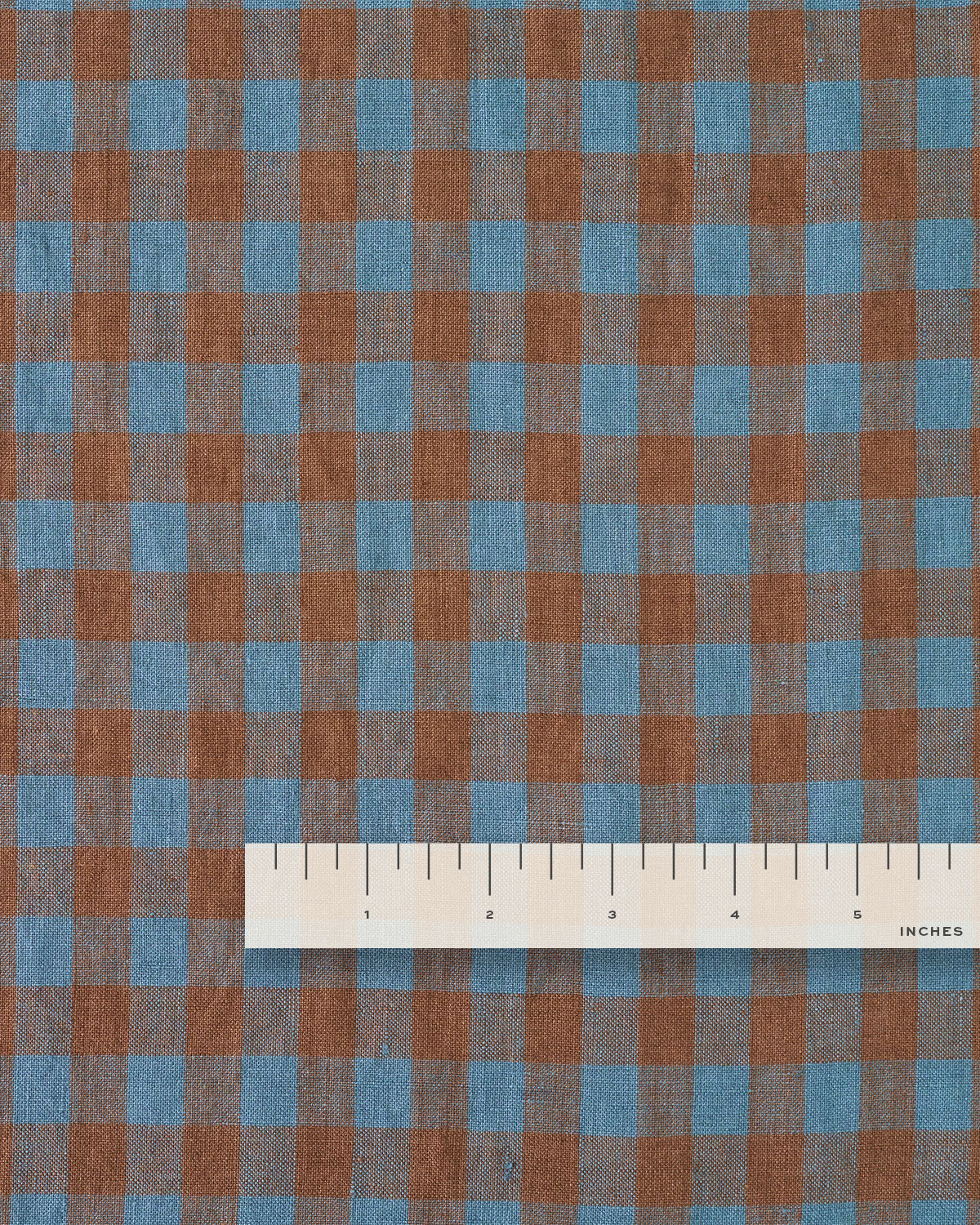 Stargaze Medium Gingham Washed Linen