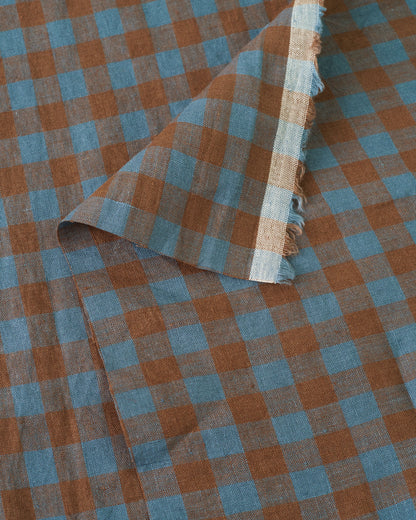 Stargaze Medium Gingham Washed Linen