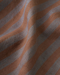 Stargaze Parlor Stripe Washed Linen