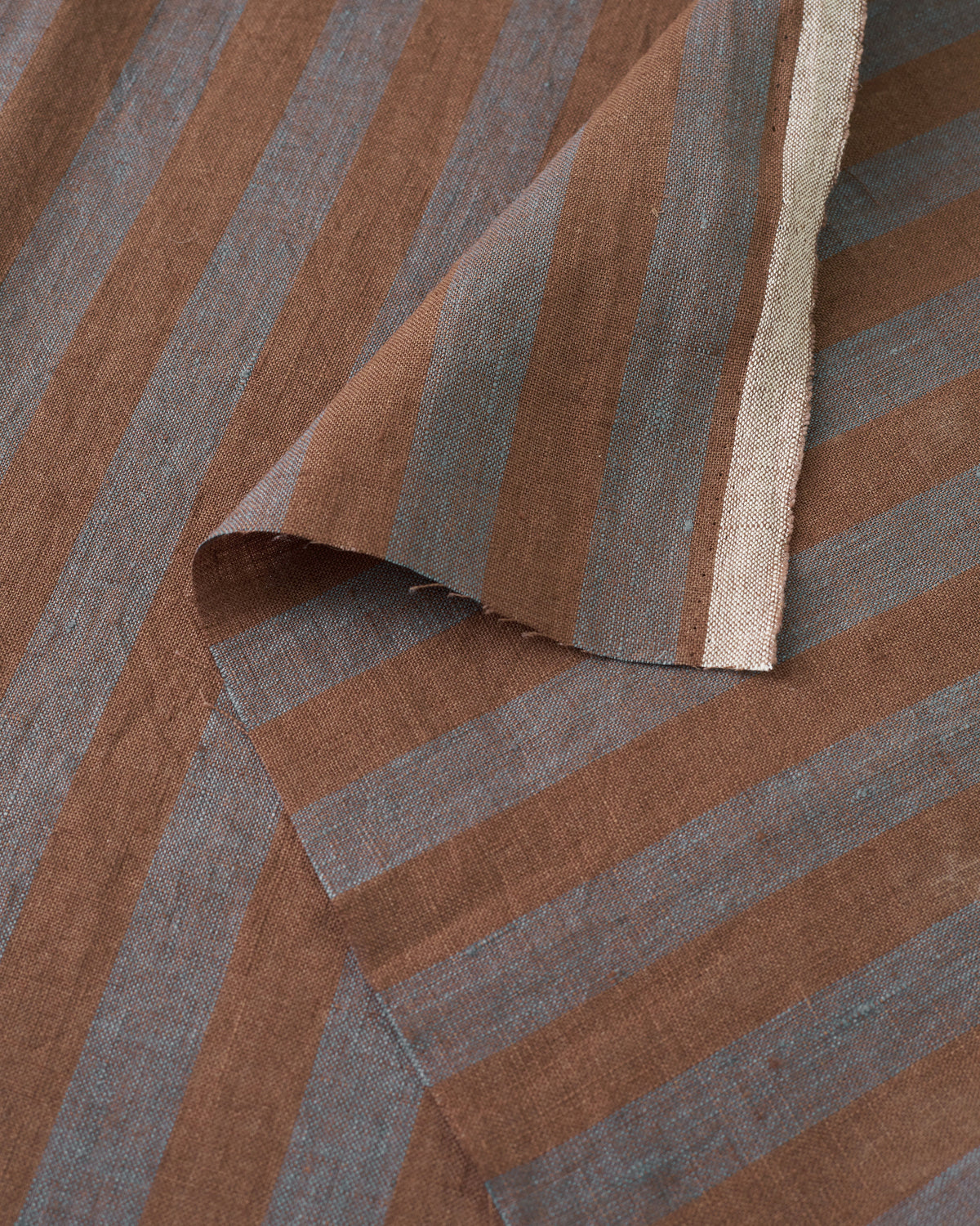 Stargaze Parlor Stripe Washed Linen
