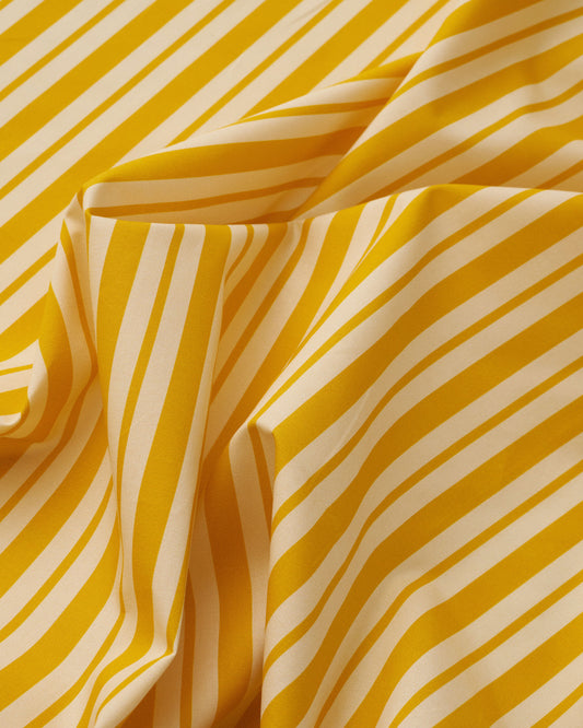 Sunshine Double Stripe Smooth Cotton Poplin