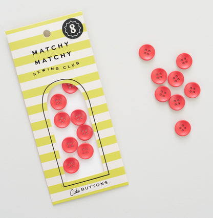 Tomato Mini Retro Buttons