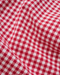 Cherry Red Medium Gingham Cotton