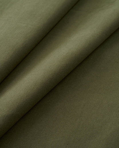 Utility Green Extra Soft Brushed Heavyweight Cotton Twill