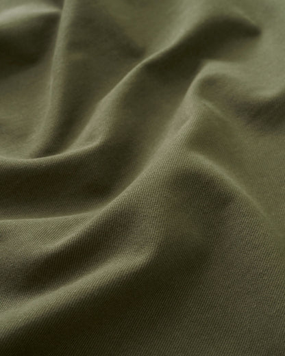 Utility Green Extra Soft Brushed Heavyweight Cotton Twill