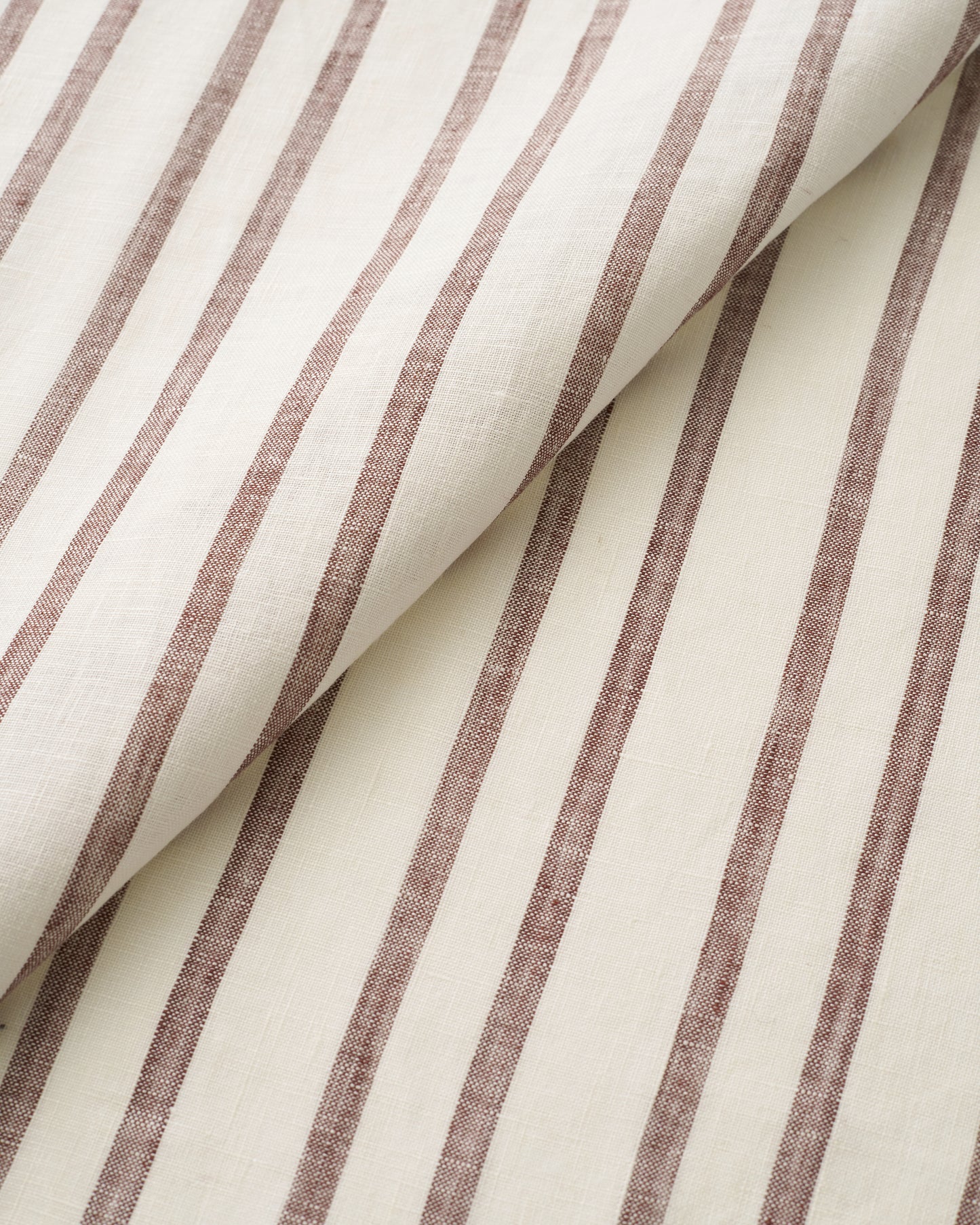 Whipped Praline Home Stripe Washed Linen