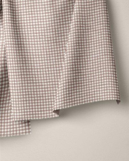 Vintage Cameo Micro Gingham Linen