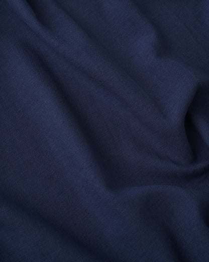Vintage Cobalt Cotton Linen Twill