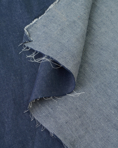 Vintage Indigo Lightweight Hemp Cotton Denim