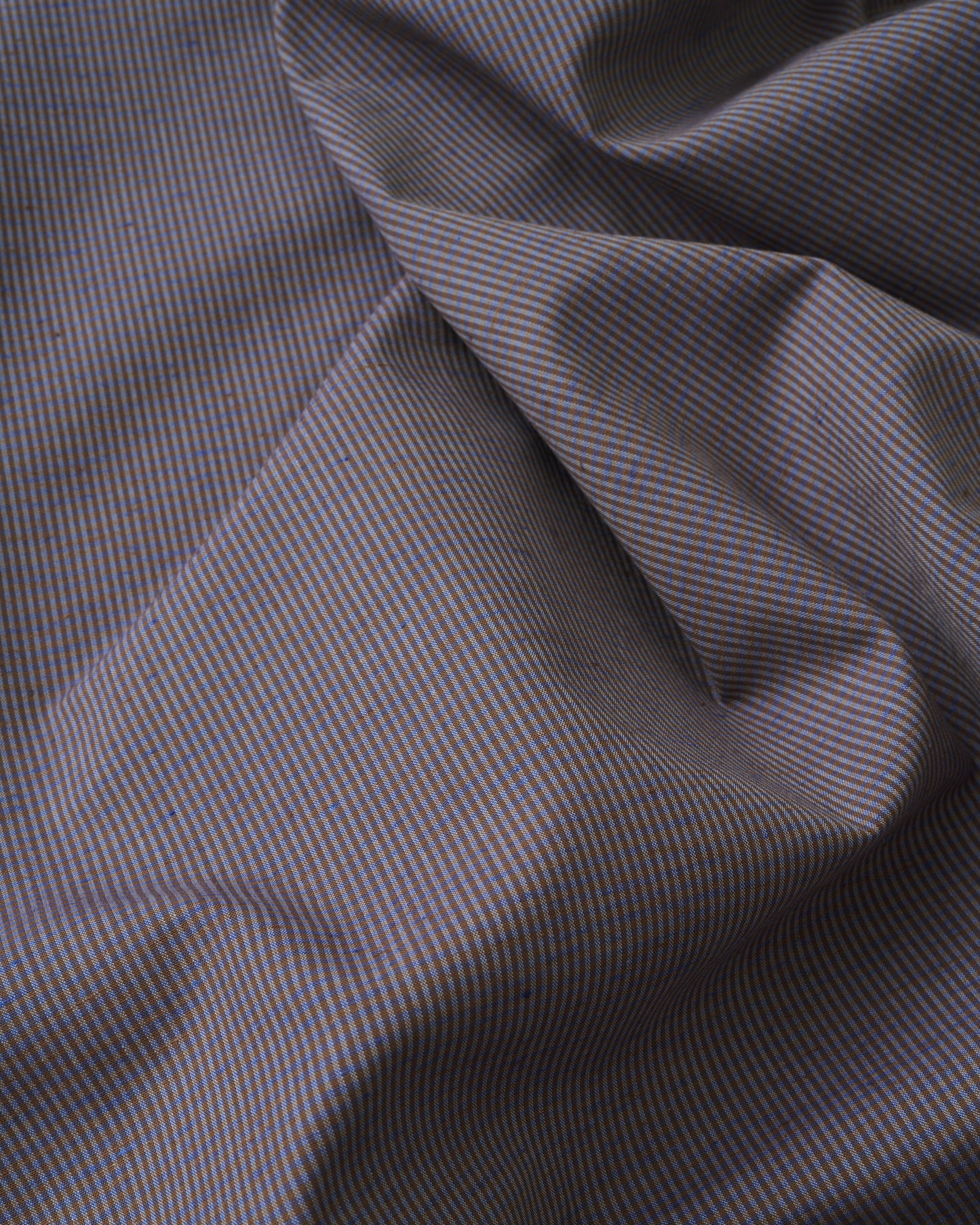 Violet Mouse Tiny Gingham Linen Cotton