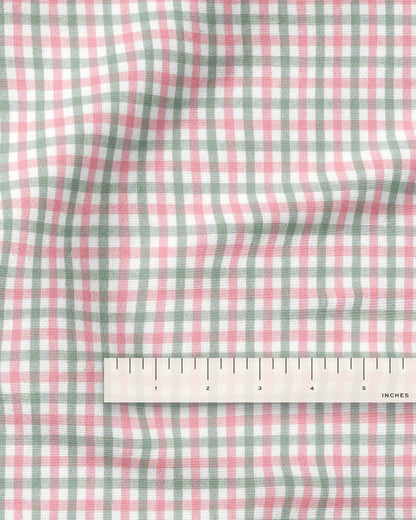 Watermelon Petite Gingham Cotton