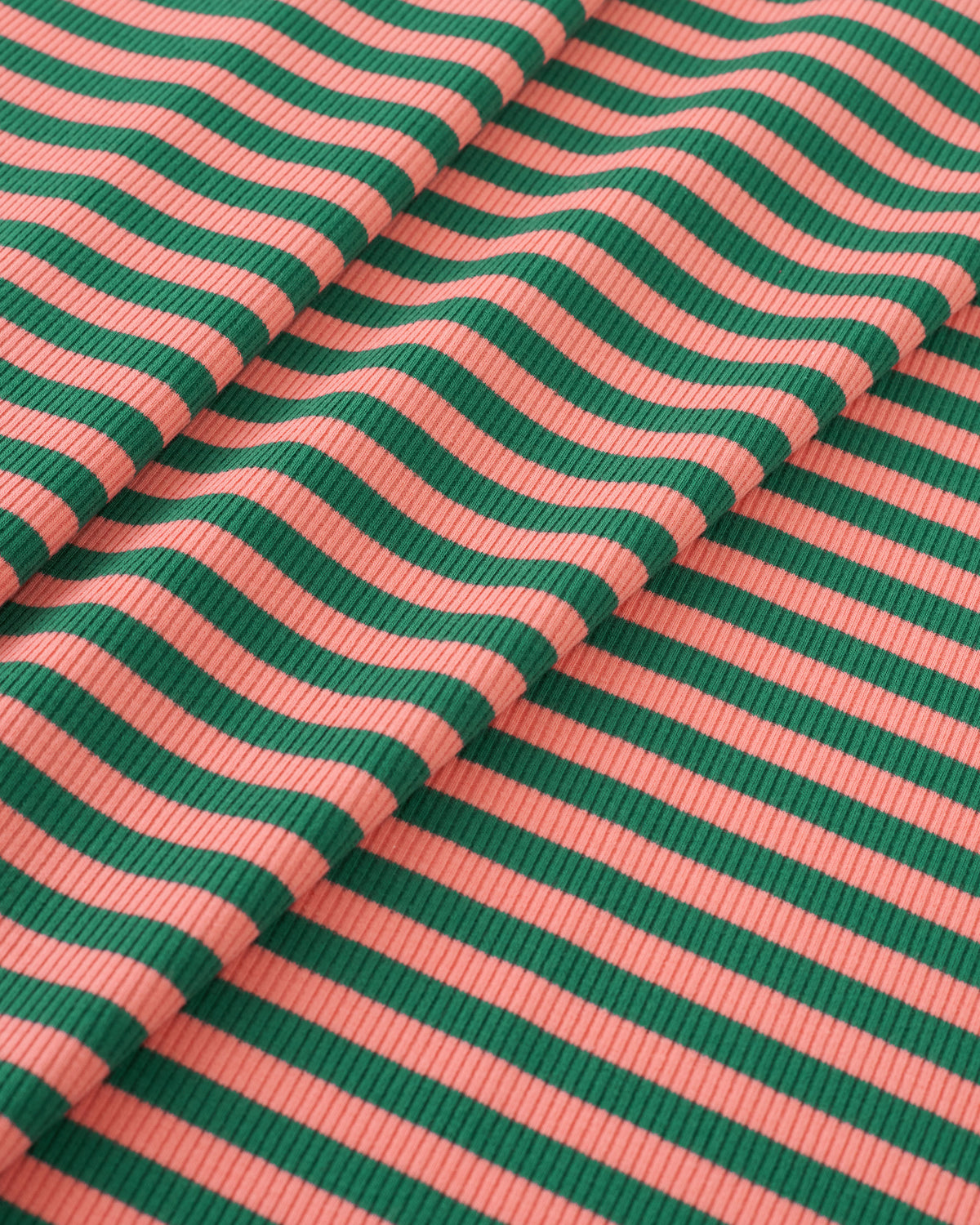 Watermelon Wide Stripe Rib Knit