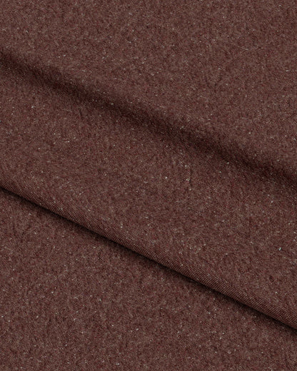 Weathered Brick Cotton Neps Fleck Denim