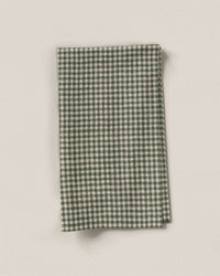 Weathered Thyme Micro Gingham Linen
