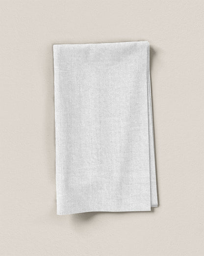 White Leno Weave Premium Linen