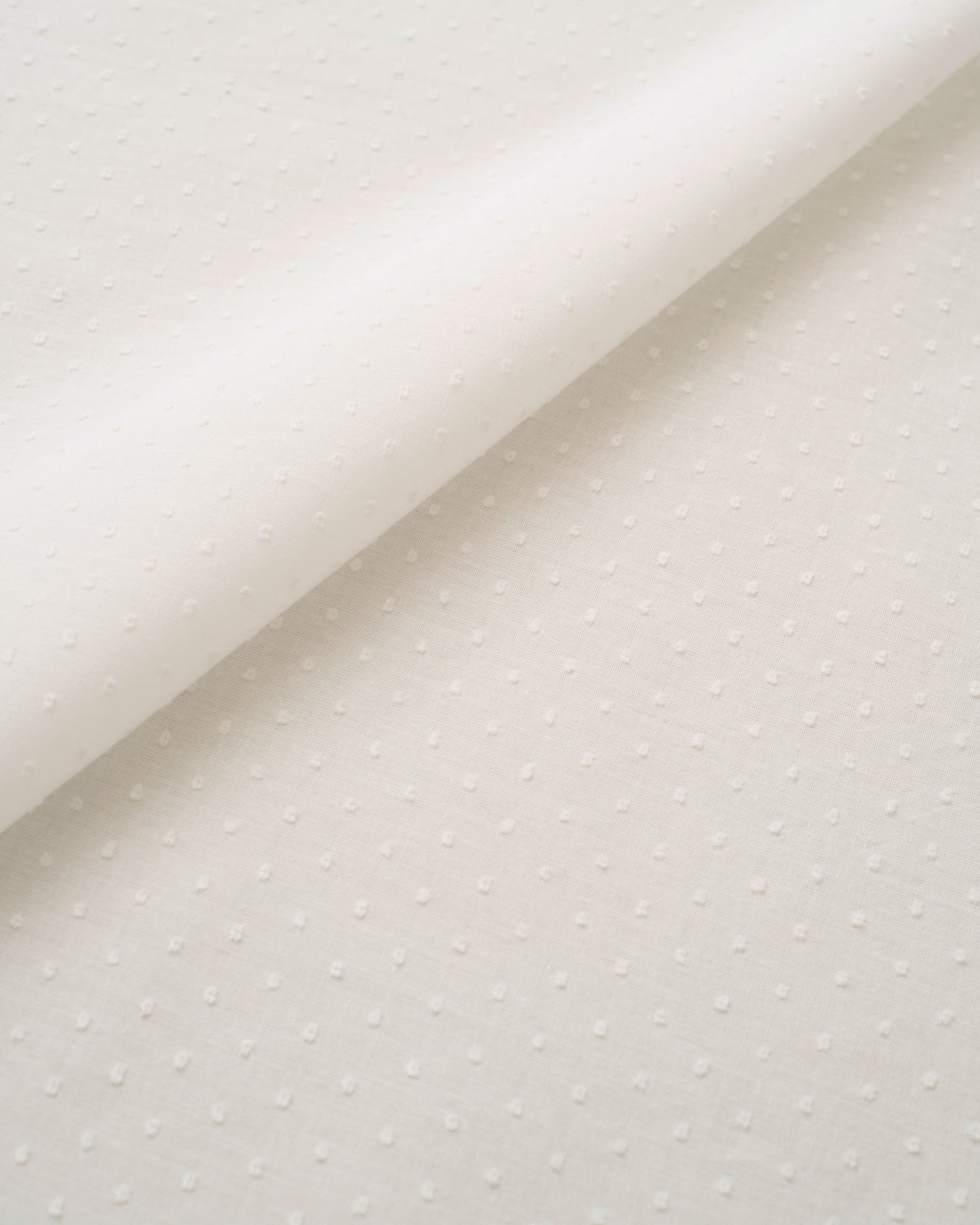Classic White Swiss Dot Cotton