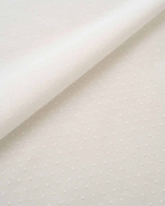 Classic White Swiss Dot Cotton