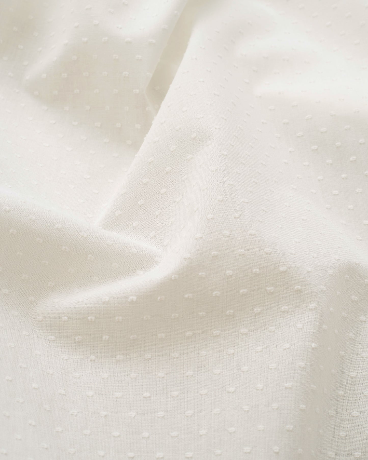 Classic White Swiss Dot Cotton