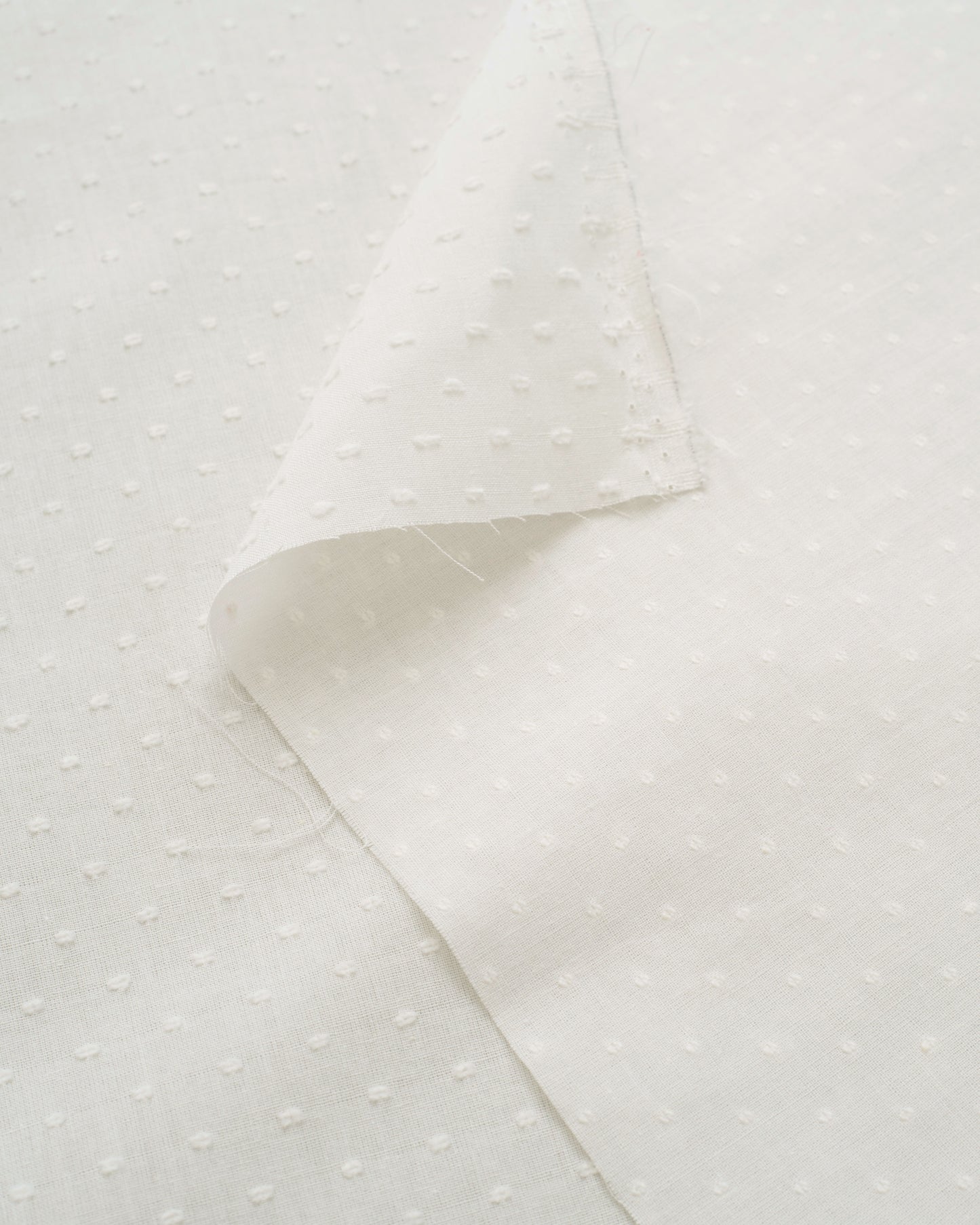 Classic White Swiss Dot Cotton
