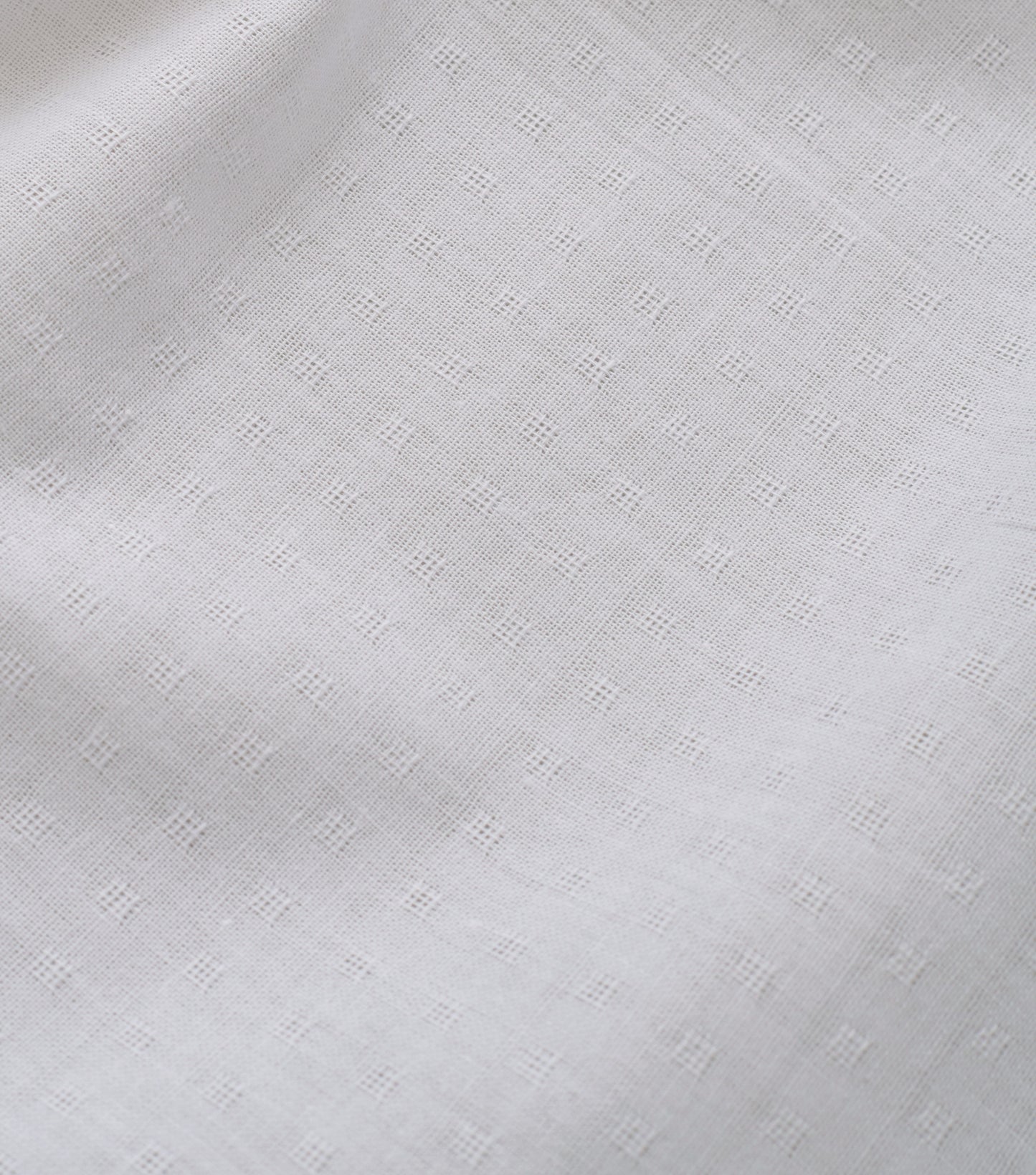 White Tiny Dobby Check Cotton