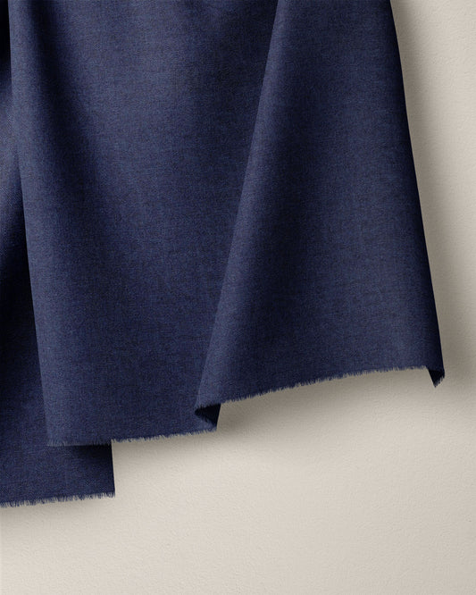 Winter Cobalt Cloud Linen