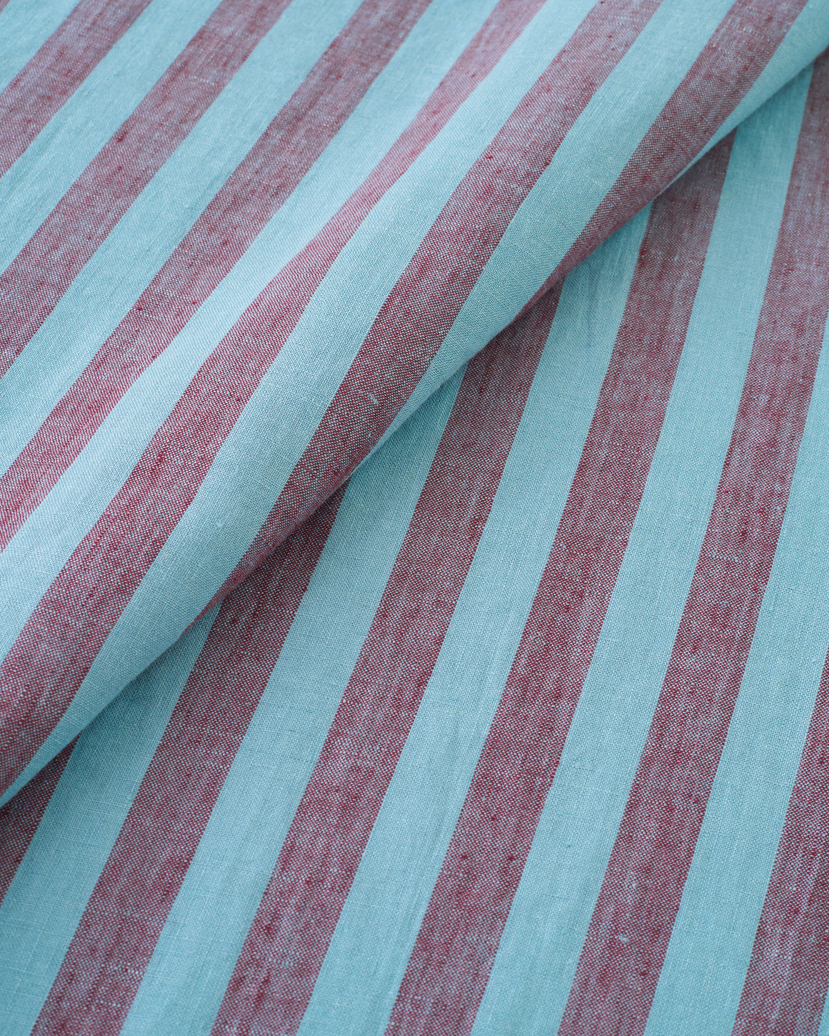 Winterberry Parlor Stripe Washed Linen