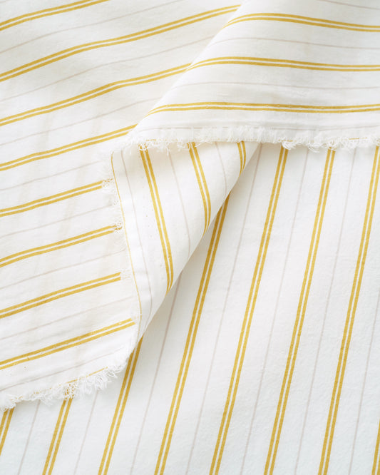 Yellow Bee Premium Striped Cotton
