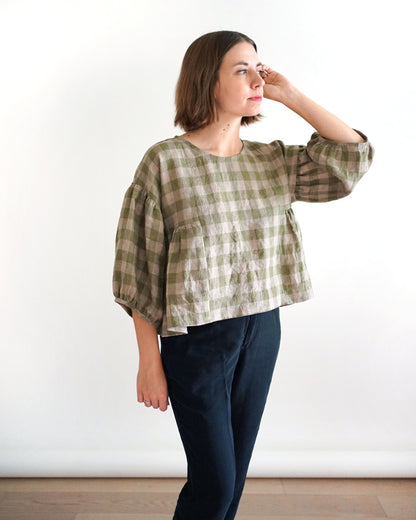 Collage Gather Top PDF Sewing Pattern