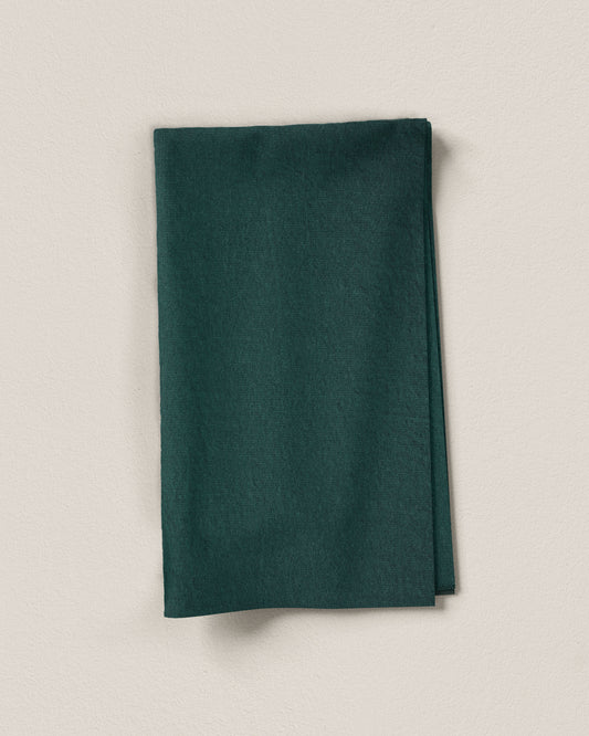 Mystic Green Solid Heavy Linen