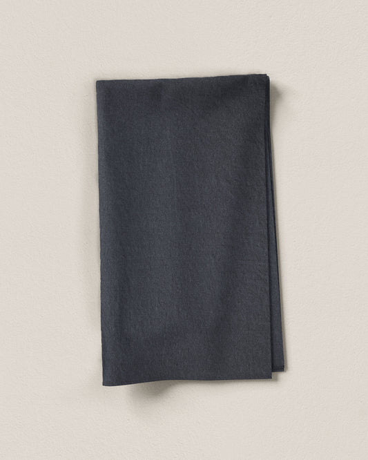 Slate Blue Solid Heavy Linen