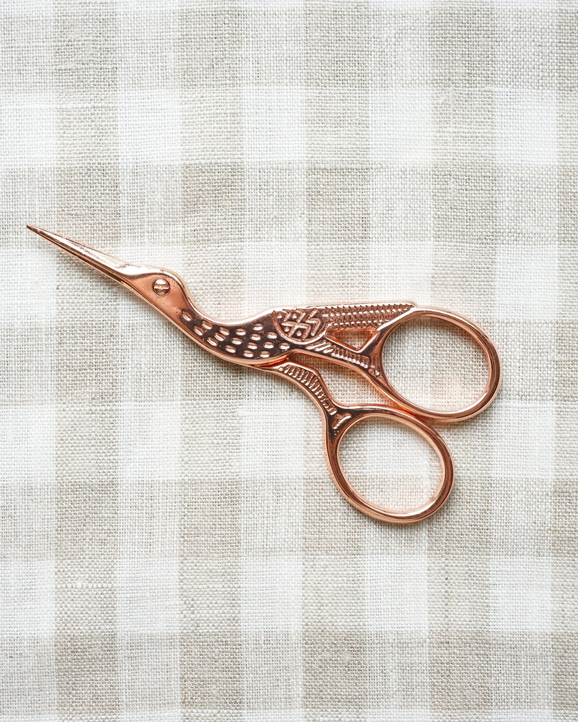 Rose Gold Swan Thread Scissors